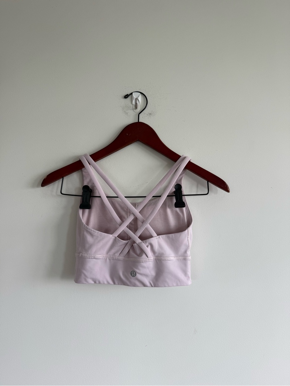lululemon athletica Pale Pink Cross-Back Sports Bra